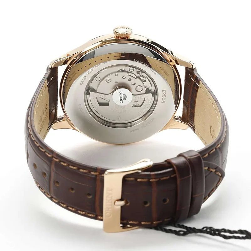 Orient Open Heart Champagne Classical Dial Men's Watch- AG00001S